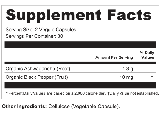 Supplement Facts for Emberlight